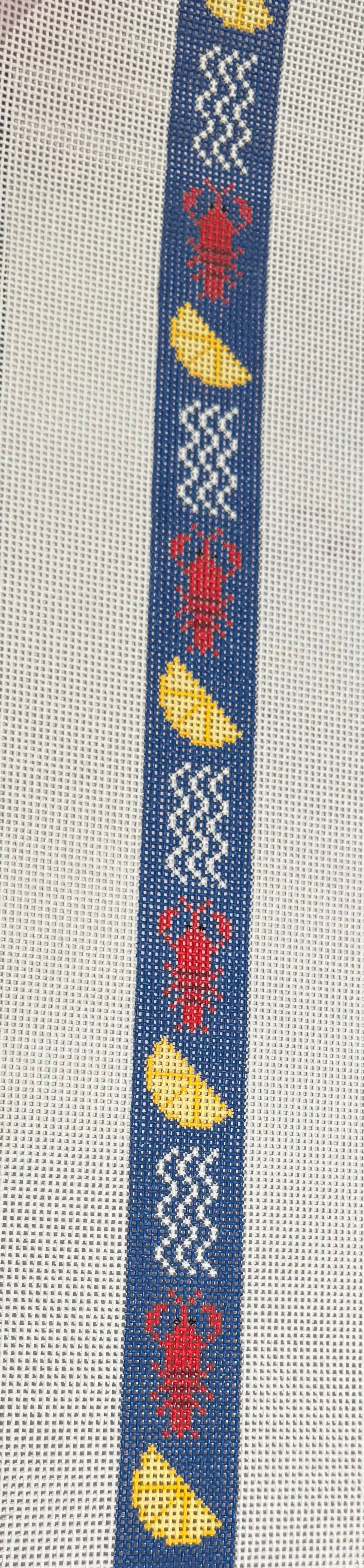 LOBSTER DINNER HAT STRAP OR BELT - NAVY