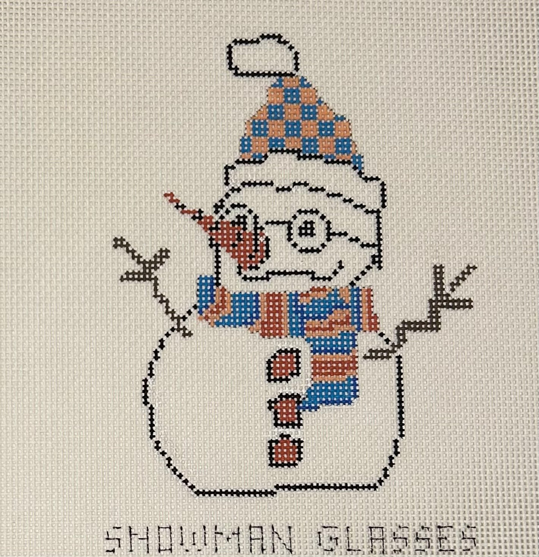 PM1522 SNOWMAN WITH GLASSES