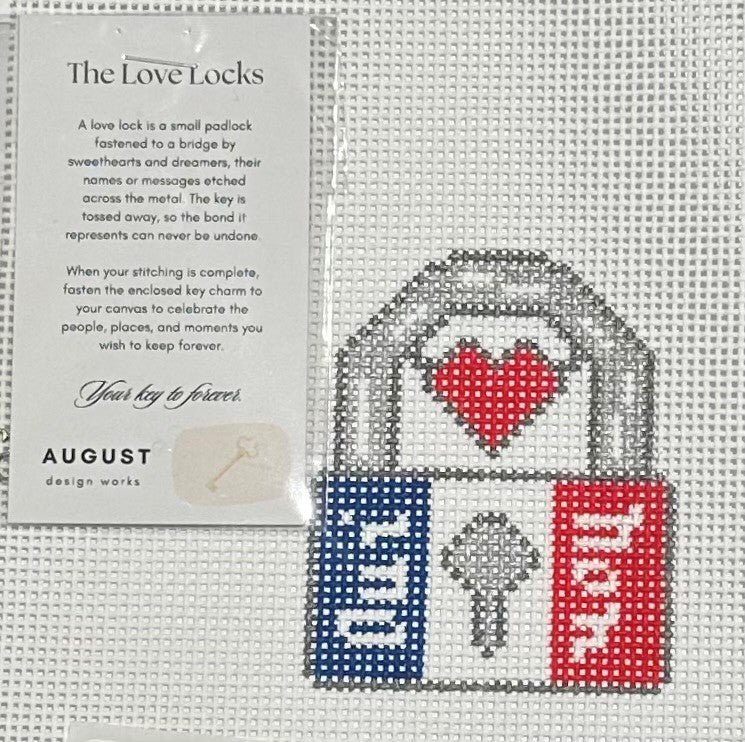 PARIS LOVE LOCKS & KEY CHARM